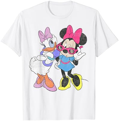 Disney Mickey Ve Arkadaşları Daisy & Minnie Moda Tişört