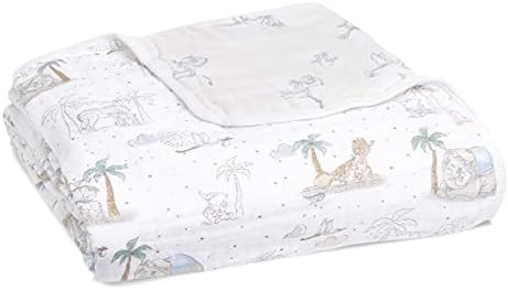 aden + anais Disney Bebek Kundak battaniyesi ve Rüya Battaniye Paketi, Muslin Bebek Battaniyeleri Kızlar ve Erkekler için, Sevgilim