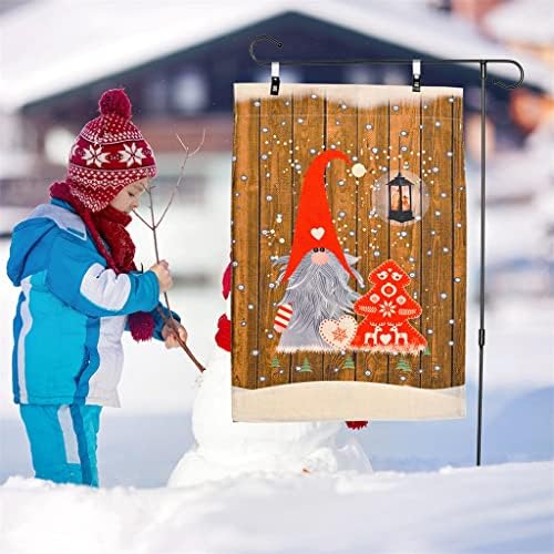 UXZDX CUJUX Noel Dekorasyon için Ev Bahçe Noel Baba Asılı Bayrak Noel Süs Mutlu (Renk : B, Boyutu: 4834 cm)