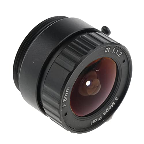kesoto 1/3 ' 2.8 mm F1. 2 CS Dağı IR Sabit Iris CCTV Lens Güvenlik CCD Kameralar için