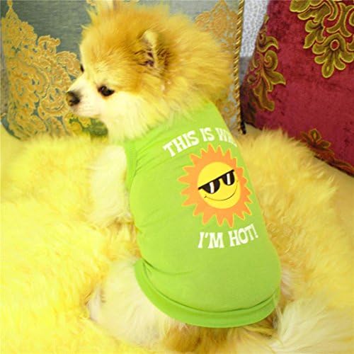 LNGRY Pet Köpek Yavrusu Yaz Kostüm Gömlek Pet Giysi Yelek T Shirt