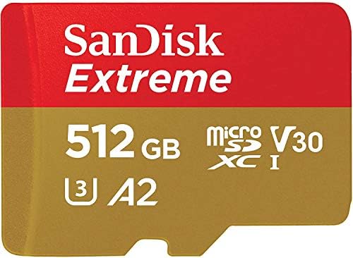 SanDisk Extreme (UHS-1 U3 / V30) A2 512 GB microSD (2 Paket) Hafıza Kartı için GoPro Hero 9 Siyah Eylem Kam Hero9 SDXC (SDSQXA1-512G-GN6MN)