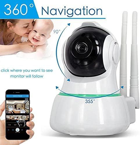 Bebek için Kamera 1080P HD WiFi Pet Bebek Monitörü (Amerikan Standardı (110V-220V))