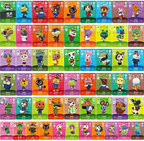 Serisi 1-4 için 65 Adet Mini NFC Köylü Kartları (Set O 289-344 + RV33-41)