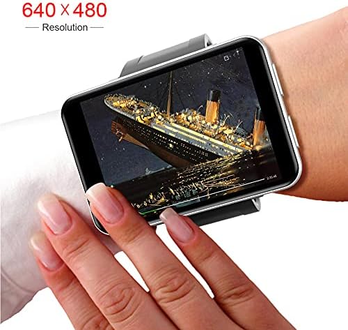 Rvlaugoaa 4G WiFi Akıllı Saat GPS Kamera Android 7.1 Akıllı Bileklik 2.86 İnç Büyük Ekran 3G RAM 32G ROM Akıllı Spor Bilezik