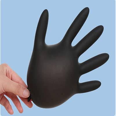 Tek Kullanımlık Eldivenler Siyah, Temizlik Eldivenleri, 100 Adet / kutu boyut:L