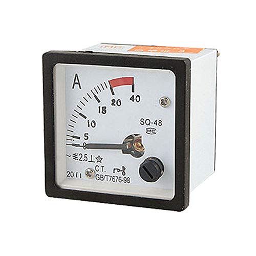AC 0-20A Kare Panel Amper Metre Ölçekli Ampermetre Ölçer