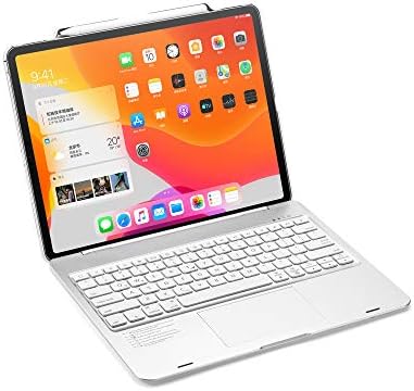PE - 1 Klavye ipad kılıfı Pro 12.9 inç 2018/2020 / Touchpad Kablosuz Klavye ile Uyumlu iPad Pro 12.9 / ABS Bluetooth / Arka ışık