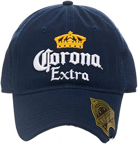 Corona Bira Taç Logosu Mavi Ayarlanabilir Şapka
