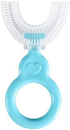 Fpoqbod Bebek U-Şekil Diş Fırçası için 360° Kapsamlı Temizlik Beyazlatma Masaj Diş Fırçası U Tipi Modelleme Diş Fırçası için