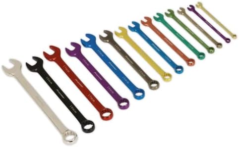 Sealey Kombinasyon Anahtarı Seti 14 adet Çok Renkli Metrik