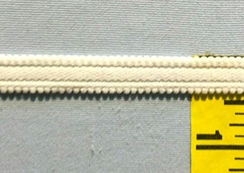 dantel Trim-Sutyen Askısı Elastik Çift Picot Lingerie Elastik Mat 3/8 Beyaz 10 Metre SE34 Kalite Hızlı