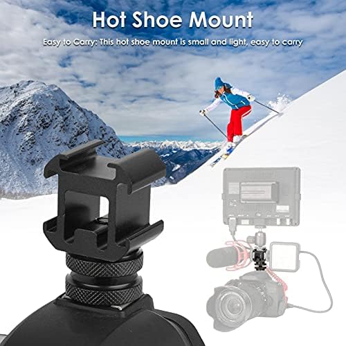 N/A / A Alüminyum Kamera Sıcak Ayakkabı Montaj Adaptörü Video Aksesuarı, Kamera Sıcak Ayakkabı Uzatma Braketi Mikrofon için Montaj