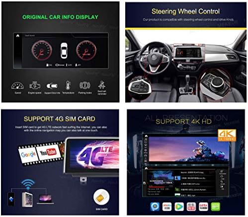 HBWZ Android Araba Stereo Radyo 2 Din Sat Nav için BMW X5 E70 2007-2013X6 E71 2007-2014 GPS Navigasyon 10.25 inç Dokunmatik Ekran