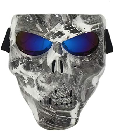 Lawnite Kafatası Airsoft Maskesi, Tam Yüz Koruyucu Paintball Maskeleri, Açık CS Wargame için Airsoft Taktik Maske