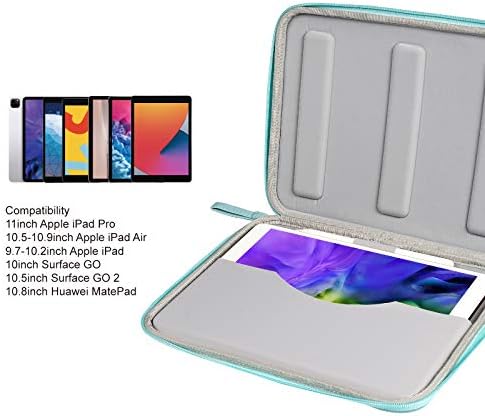 Smatree 11 inç Hardshell Tablet Koruyucu Kılıf ile Uyumlu 11 iPad Pro / 10.9 Yeni iPad Hava 4 2020/10. 2 iPad 8 / Yüzey Git Yeşil