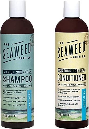 Deniz Yosunu Banyosu Co. Nemlendirici Kokusuz Argan Şampuan ve Saç Kremi Değer Paketi
