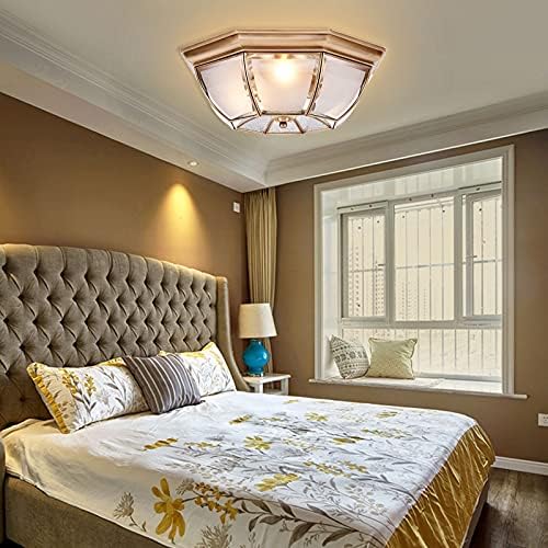 Tiffany 20 tavan lambası ışık Bakır Cam abajur Oturma Odası Yatak Odası Çalışma Mutfak Ofis Ada Bar Koridor Yemek Odası için