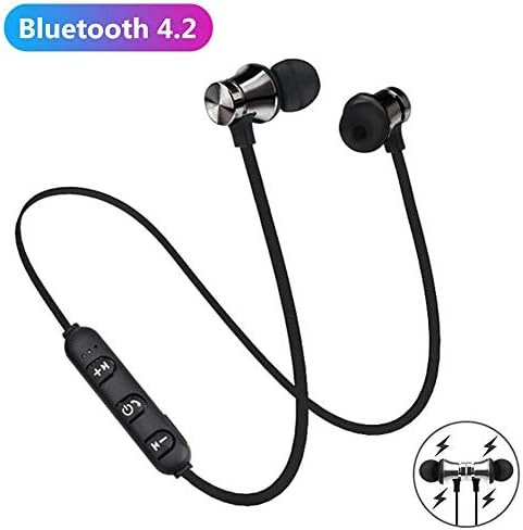 Bluelans Bluetooth Kulaklıklar, Kablosuz Spor Kulaklıklar Manyetik Tasarım Stereo Ses Kulak Kablosuz Kulaklık Dahili Mic ile