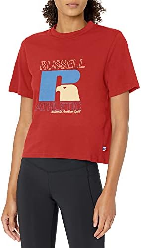 Russell Athletic Heritage Kadın Orta Mahsul Grafikli Tişört