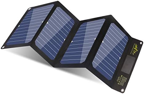 Solar Telefon Şarj Cihazı, Kamp için 3 USB Portlu(5V/4A Maksimum Toplam) BigBlue 24W Taşınabilir Solar Şarj Cihazı, iPhone 11/Xs/X/8/7,