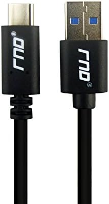 RNDs USB-C'den USB-A'ya (3.0) 56k Ohm Pull-up Dirençli Kısa Hızlı Şarj Cihazı 1.5 ft Kablo (2'li Paket) Aşağıdakiler için: Piksel,
