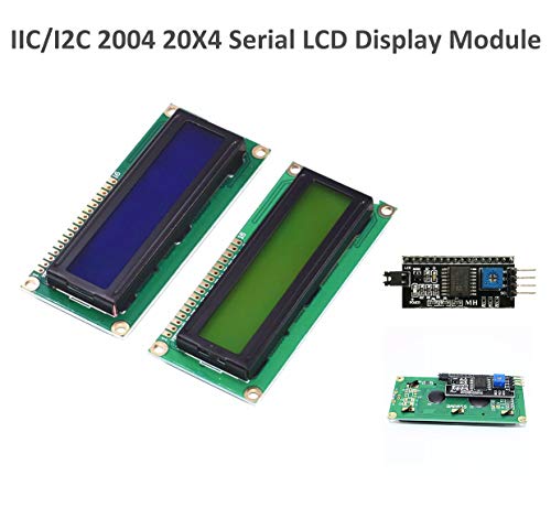 IIC/I2C / TWI 2004 LCD Mavi Beyaz Aydınlatmalı LCD Modül Kalkanı 20X4 Karakter LCD Modülü Ardino UNO MEGA R3,Mavi