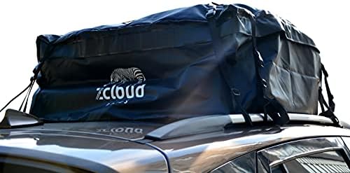 ZCloud Ürünleri 15 Kübik FT Su Geçirmez Kargo Çantası Üst Taşıyıcı Raflı Otomobiller için