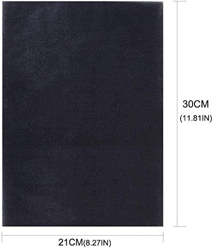 200 Yaprak Karbon Kağıt Grafit Kağıt Siyah Karbon Transferi (8. 5x11. 5 inç) aydınger kağıtları ile 5 ADET Kabartma Styluses