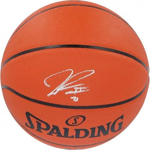 Julius Randle New York Knicks İmzalı Spalding Kapalı / Açık Basketbol-İmzalı Basketbol Topları