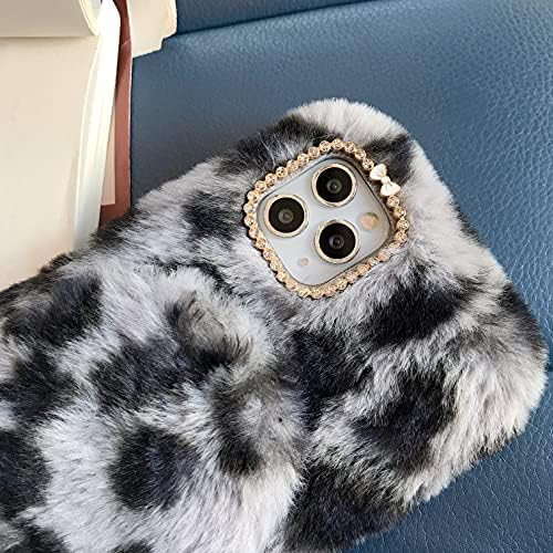 Huawei P50 Sanat Panda Kulak Kuyruk Topu Yün Durumda, yumuşak Kabarık Ince El Yapımı Sıcak Saç Kış Kapak, WEİFA Yeni Zarif Kız