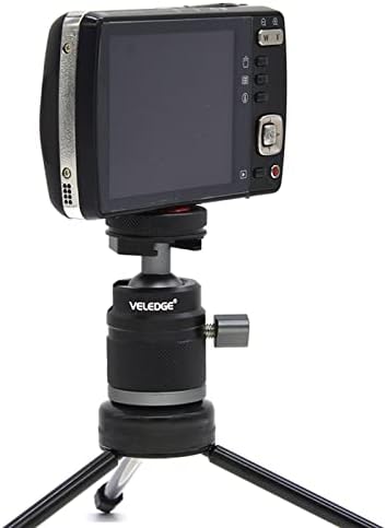 Homyl Profesyonel 2 in 1 kamera tripodu Mini metal bilyalı kafa Dağı w/Soğuk Ayakkabı Monopodlar için Kamera