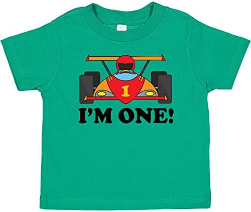 ınktastic Yarış Arabası 1st Doğum Günü Bebek T-Shirt