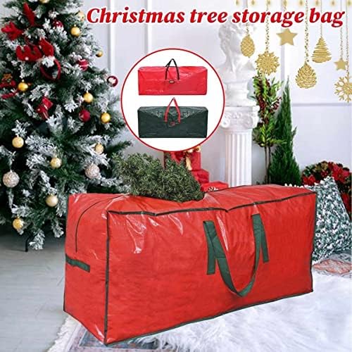 LİXXY Noel Ağacı Çanta Kolları Ağaçlar için Noel Ağacı Saklama Çantası Dayanıklı Takviyeli Kulplu ve Fermuarlı Ağır Hizmet Tipi