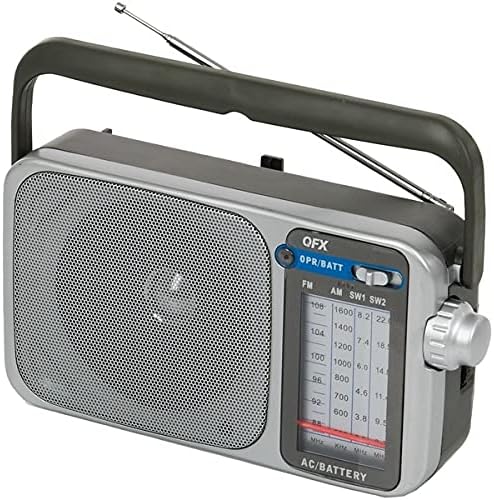 Qfx Retro AM/FM / SW1 ve SW2 Taşınabilir Radyo, (3'lü Paket)
