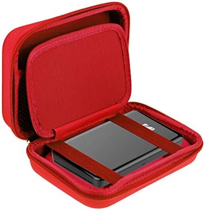 Kodak Smile Cam ve Yazıcıyla Uyumlu Navitech Kırmızı Cep/Taşınabilir/Mobil Yazıcı Taşıma Çantası (Kablo ve Baskı Kağıdıyla Uyumlu