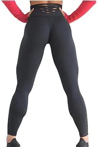 Febriajuce Yüksek Belli Tayt Kadınlar ıçin Karın Kontrol Yoga Pantolon Atletik Criss Çapraz Geri Koşu Tayt