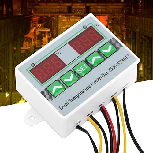 Elektrikli Mikrobilgisayar Therm, Dijital -50℃ -110 ℃ Isıtma ve Soğutma için Çift Ekranlı Sıcaklık Kontrol Cihazı ZFX-ST3012