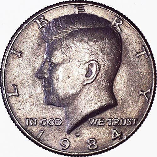 1984 D Kennedy Yarım Dolar 50C Yaklaşık Çevrilmemiş