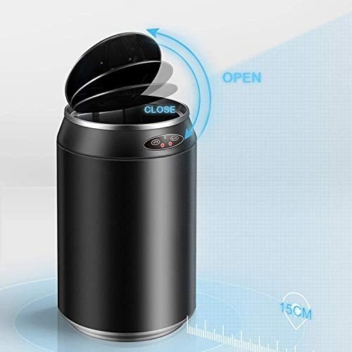 GYZX Akıllı Indüksiyon çöp tenekesi Kapaklı Orta Paslanmaz Çelik Otomatik Ev Oturma Odası kola kutuları Kişilik Şarj Çöp