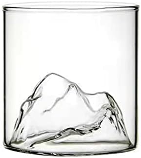 LAJIAO Su Kupa,200/300 ml Viski Gözlük Benzersiz Mükemmel İşçilik Dağı Zanaat Prim Moda Içme Cam Scotch Severler için Su