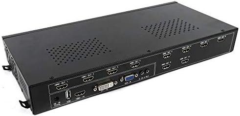 Çıkışlar İşlemci 9 Kanal 50 W 1080 P TV Video Duvar Denetleyicisi 3x3 2x3 2x4 HDMI DVI VGA USB Video İşlemcisi ABD Stok
