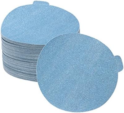 Sungold Aşındırıcılar 68307 Kassteel Mavi PSA Yapışkan Geri 100 Grit Stearated Alüminyum Oksit C-Ağırlık Kağıt Zımpara Diskleri