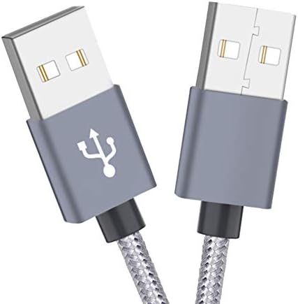 LİNASHİ Veri Kablosu, 0.25/0.5/1.5/3/2m USB2.0 Erkek-Erkek USB Kablosu Yüksek Hızlı Veri Aktarım Kablosu