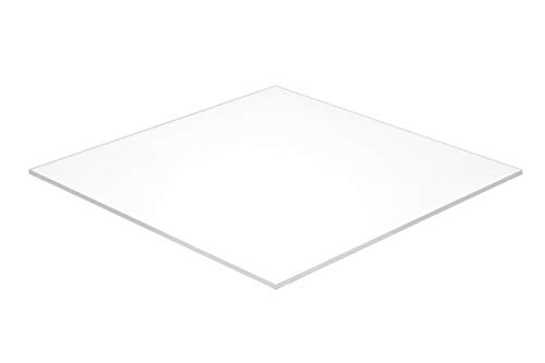 Falken Darbeye Dayanıklı Stiren Levhasını Tasarladı, Beyaz, 12 x 20 x 0.04