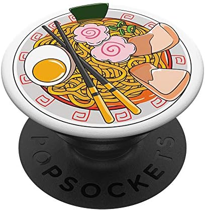 Anime Japon Ramen Hayat Şehriye Foodie Hediye PopSockets PopGrip: Telefonlar ve Tabletler için Değiştirilebilir Kavrama