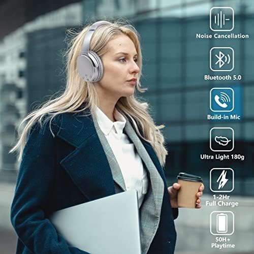Srhythm NC35 Gürültü Önleyici Kulaklıklar Gerçek Aşırı Kulak Kablosuz Hafif Dayanıklı Katlanabilir Bluetooth Kulaklık, Bluetooth