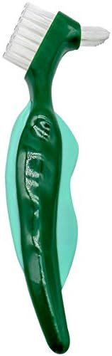 Premium Sert Protez Fırçası Diş Fırçası, Temizleme Fırçası, Çok Katmanlı Kıllar ve Taşınabilir Protez Çift Taraflı Fırça, Protez