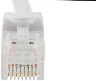CablesAndKits - CAT5E Ethernet Easyboot UTP Kablosu, PVC Kılıf (cm), 7ft Beyaz, Saf Bakır, RJ45 Bilgisayar ve Ağ Yama Kablosu-Ömür