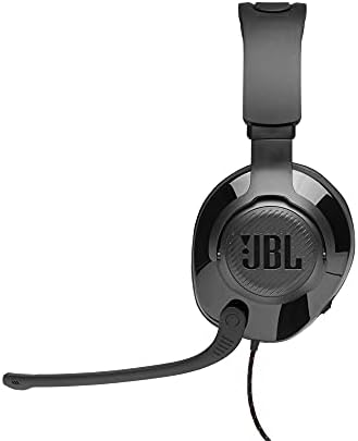 JBL Quantum 200-Kablolu Kulak Üstü Oyun Kulaklıkları-Siyah, Büyük